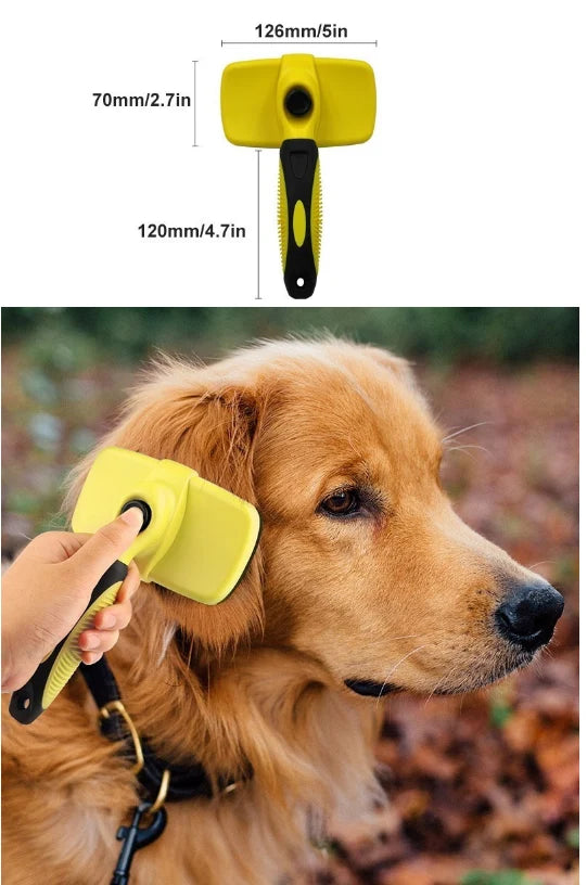 Self-Cleaning Grooming Brush