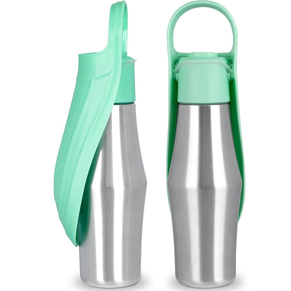 New Portable Pet Water Bottle Soft Silicone Leaf Design For Dog Pets Outdoor Travel Drinking Bowls Water Dispenser